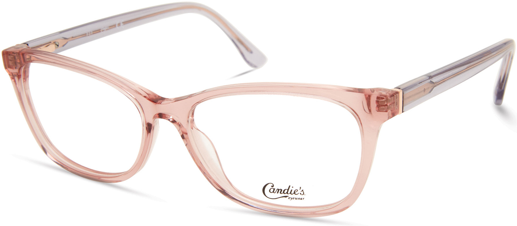 Candies CA0196 Square Eyeglasses 072-072 - Shiny Pink