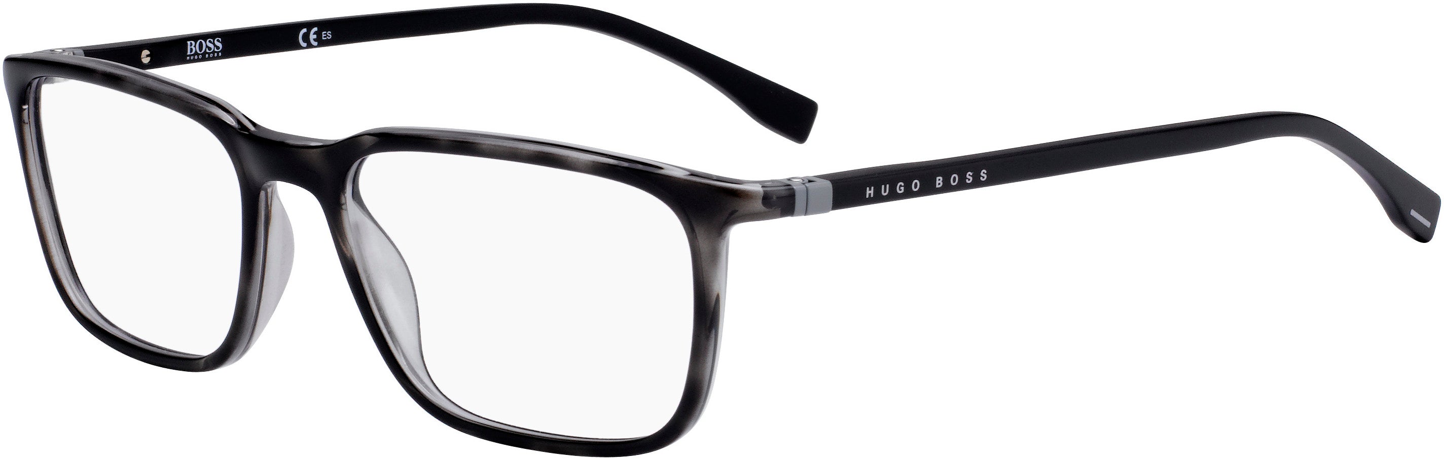 Boss (hub) Boss 0962 Square Eyeglasses 0ACI-0ACI  Gray Bksptd (00 Demo Lens)