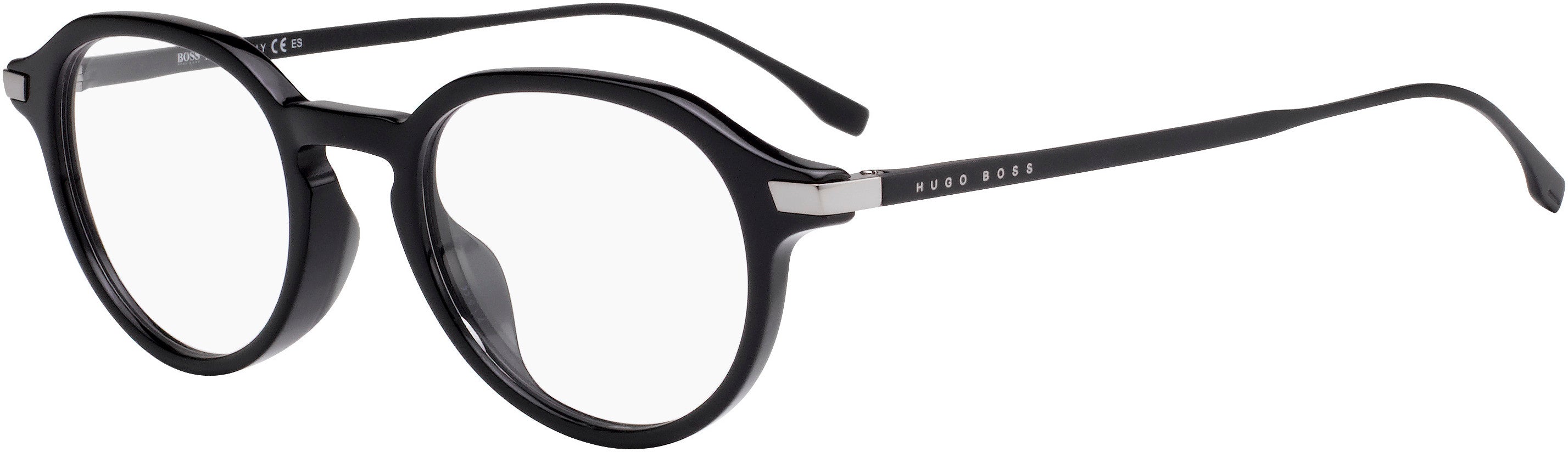 Boss (hub) Boss 0988 Oval Modified Eyeglasses 0807-0807  Black (00 Demo Lens)