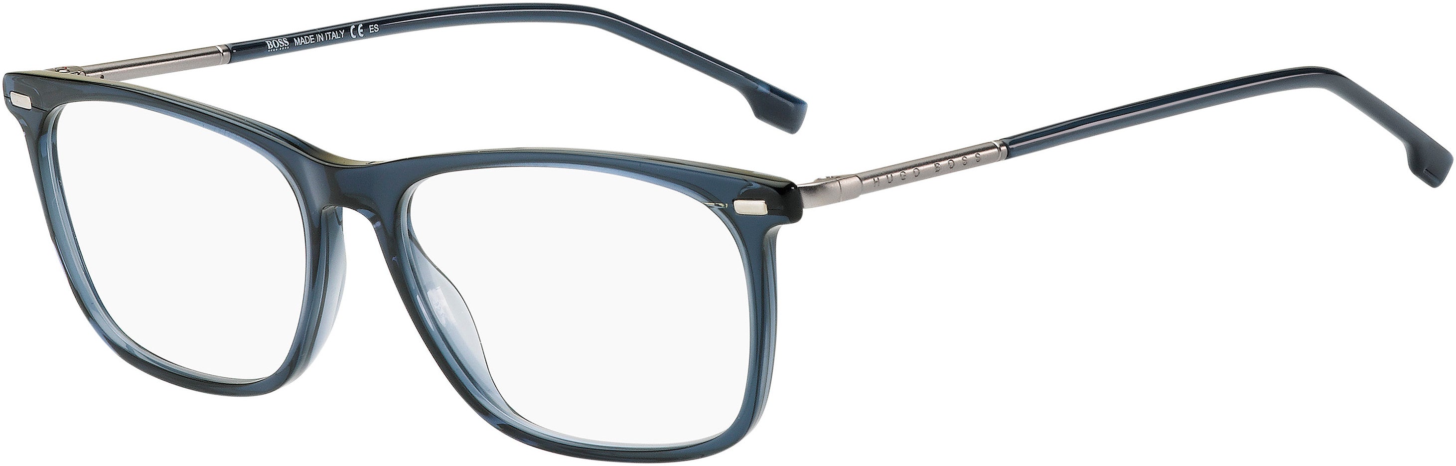 Boss (hub) Boss 1228/U Rectangular Eyeglasses 0PJP-0PJP  Blue (00 Demo Lens)