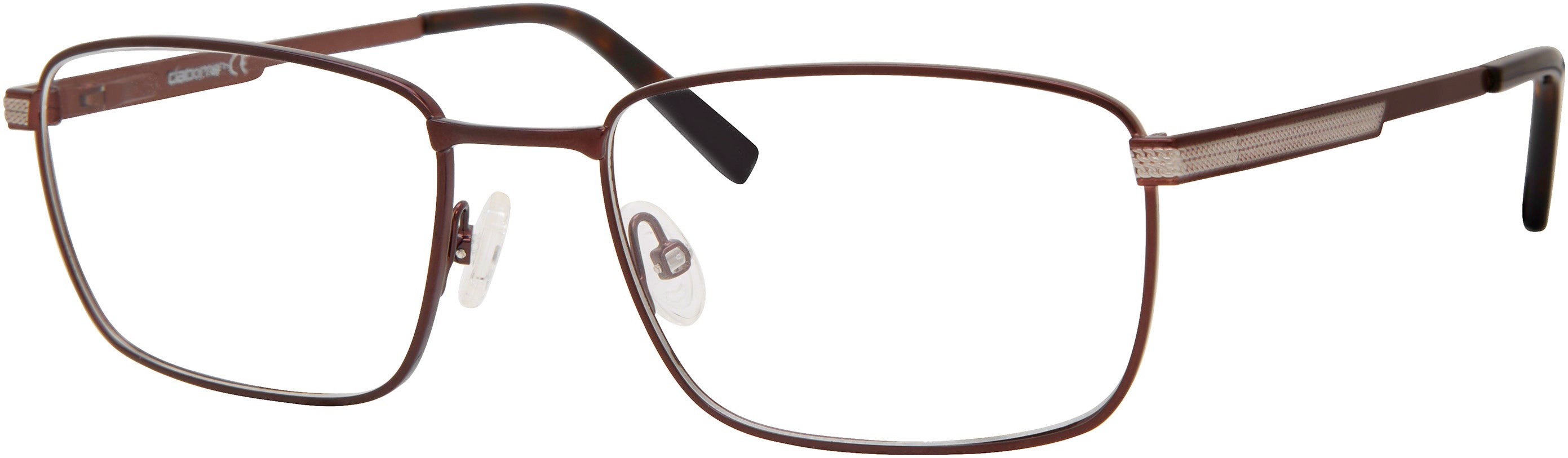  Claiborne 249 Rectangular Eyeglasses 0R0Z-0R0Z  Dark Brown (00 Demo Lens)