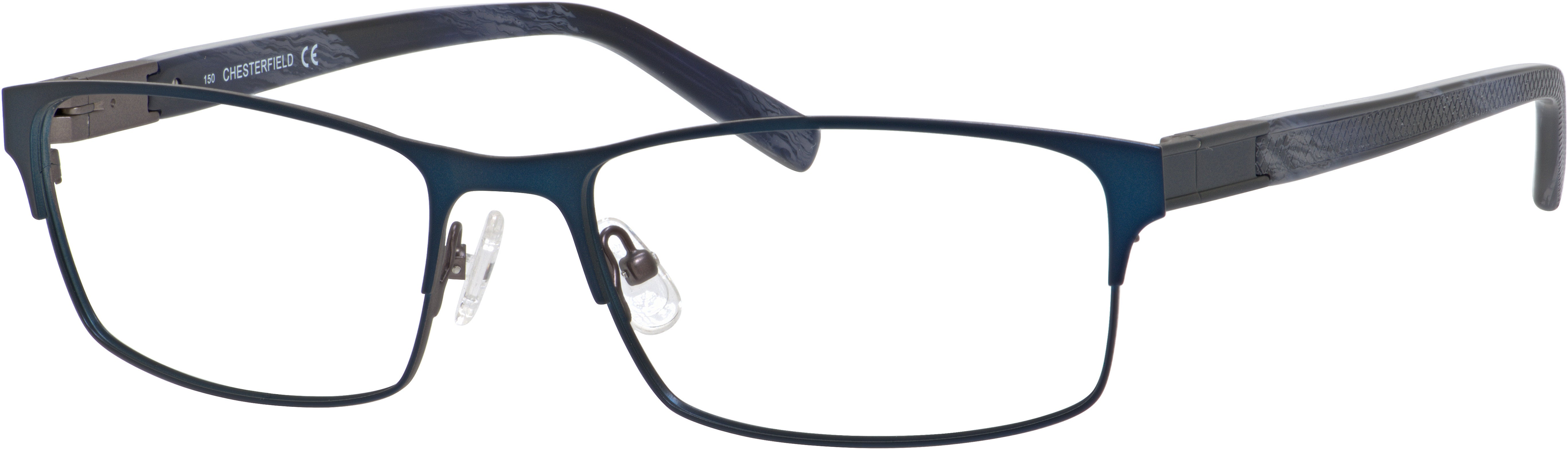  Chesterfield 46 XL Rectangular Eyeglasses 0DL9-0DL9  Matte Navy (00 Demo Lens)