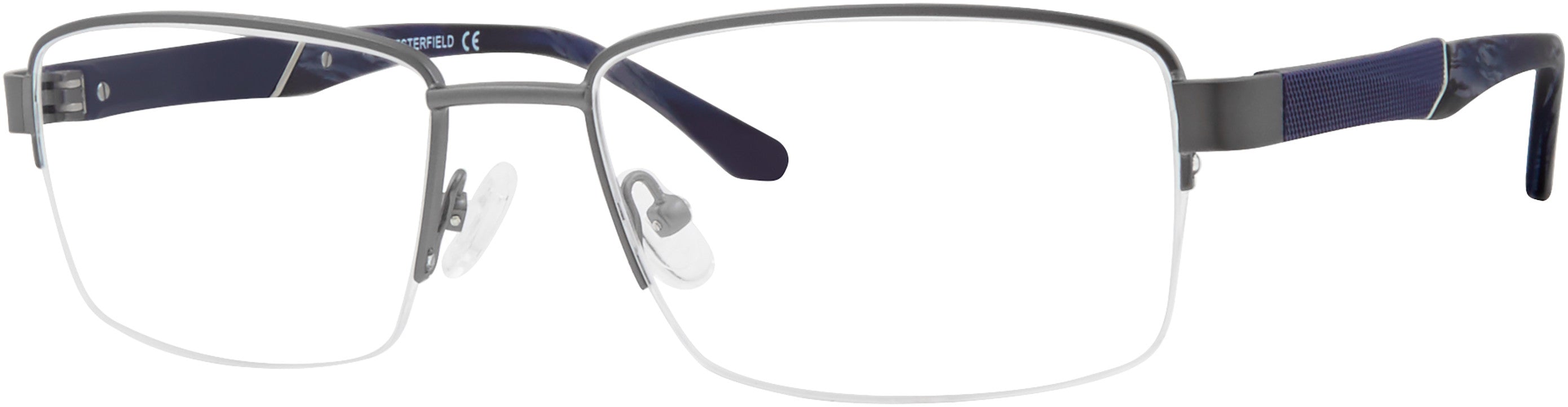  Chesterfield 68XL Rectangular Eyeglasses 0FRE-0FRE  Matte Gray (00 Demo Lens)