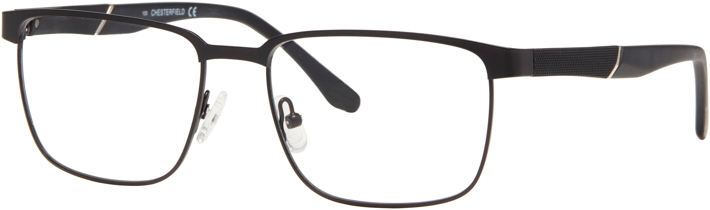  Chesterfield 82XL Rectangular Eyeglasses 0RZZ-0RZZ  Matte Black Dark Ruthenium (00 Demo Lens)