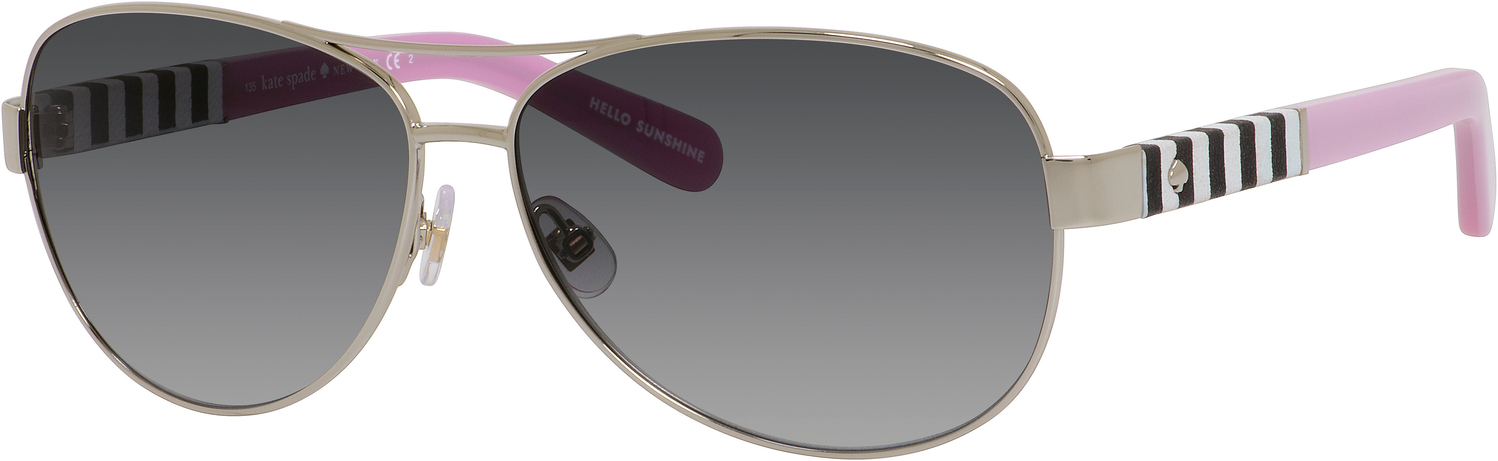 Kate Spade Dalia/S Us Navigator Sunglasses 0YB7-0YB7  Silver (Y7 Gray Gradient)