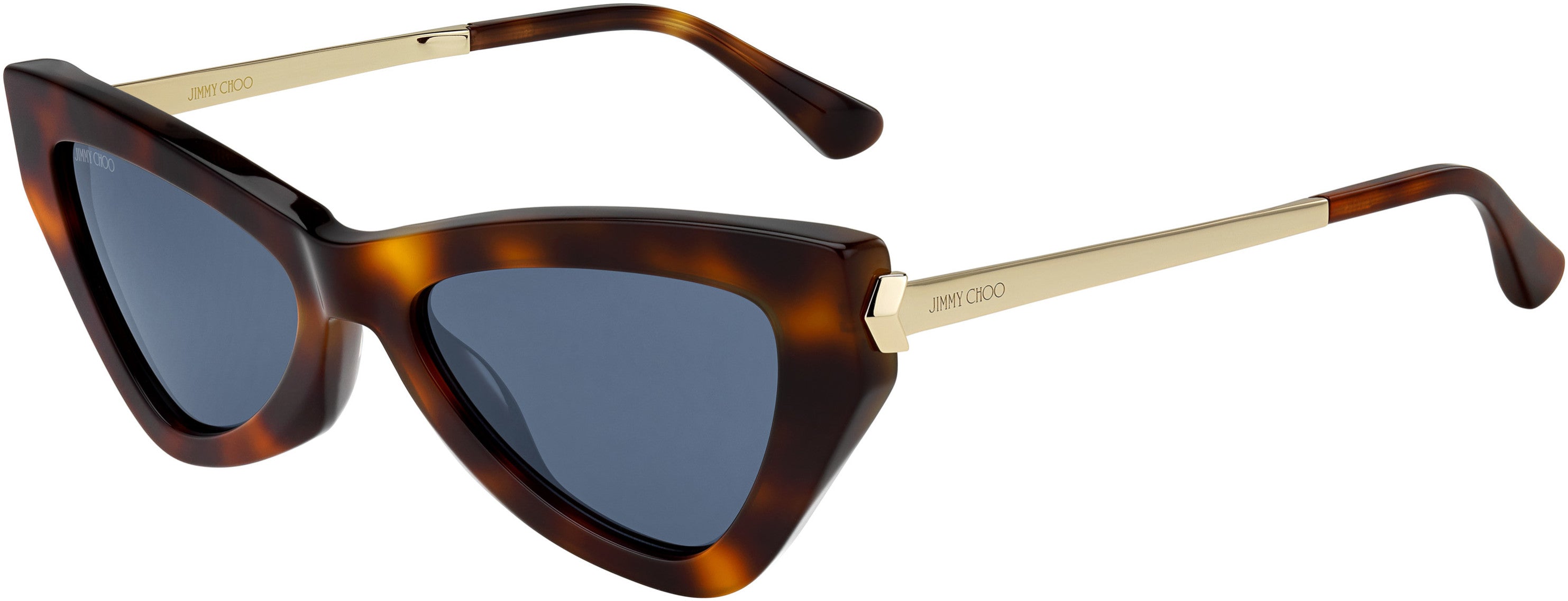 Jimmy Choo Donna/S Cat Eye/butterfly Sunglasses 0086-0086  Dark Havana (KU Blue)