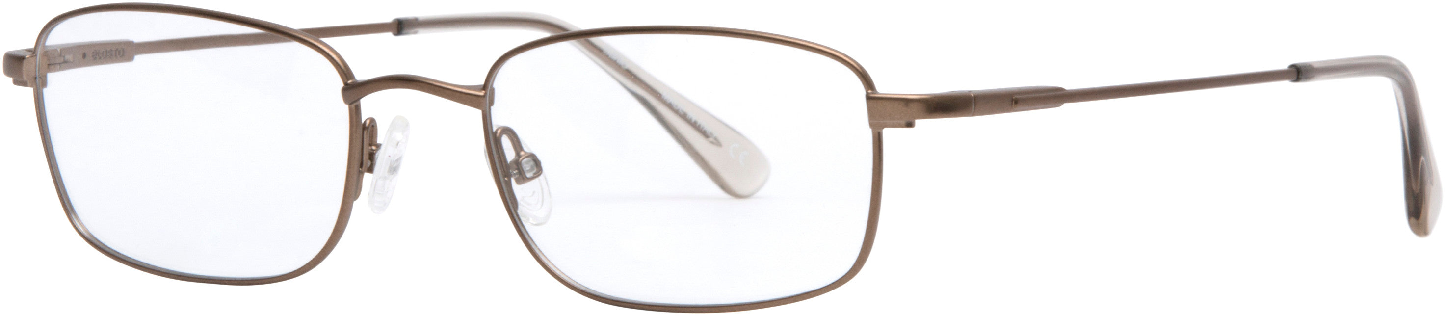  Elasta 7225 Rectangular Eyeglasses 0TUI-0TUI  Light Brown (00 Demo Lens)