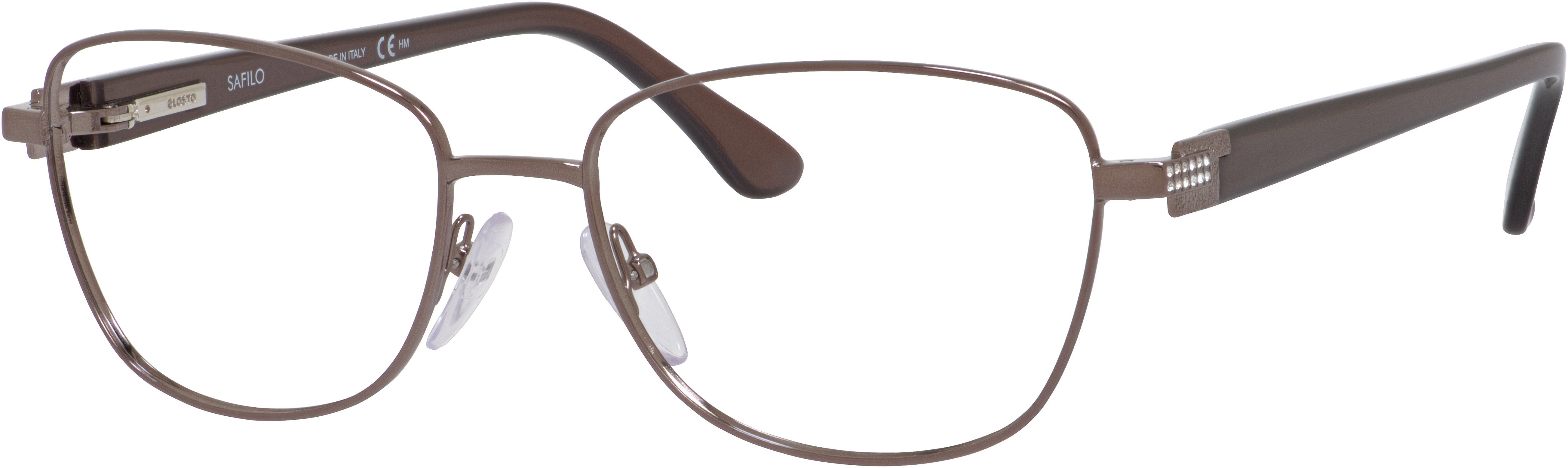  Emozioni 4367 Cat Eye/butterfly Eyeglasses 02PL-02PL  Bronze Brown (00 Demo Lens)