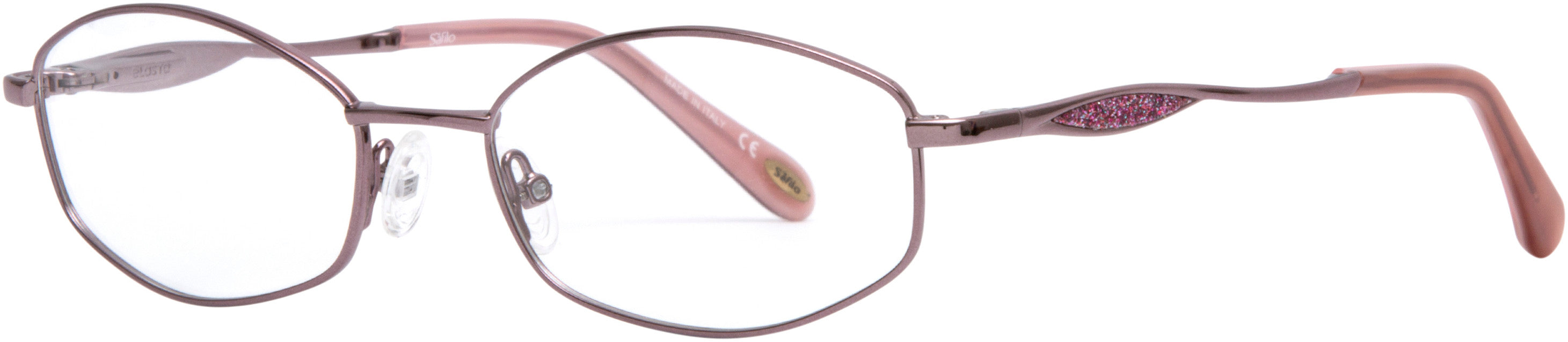  Emozioni 4383 Oval Modified Eyeglasses 0S8R-0S8R  Light Pink (00 Demo Lens)