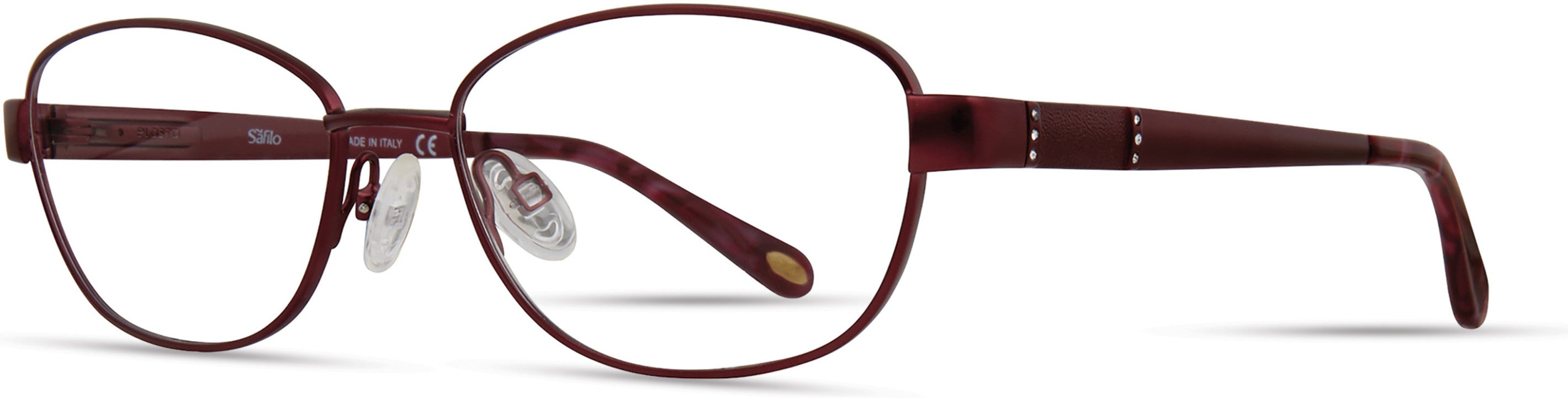  Emozioni 4385 Cat Eye/butterfly Eyeglasses 0LHF-0LHF  Opal Burgundy (00 Demo Lens)