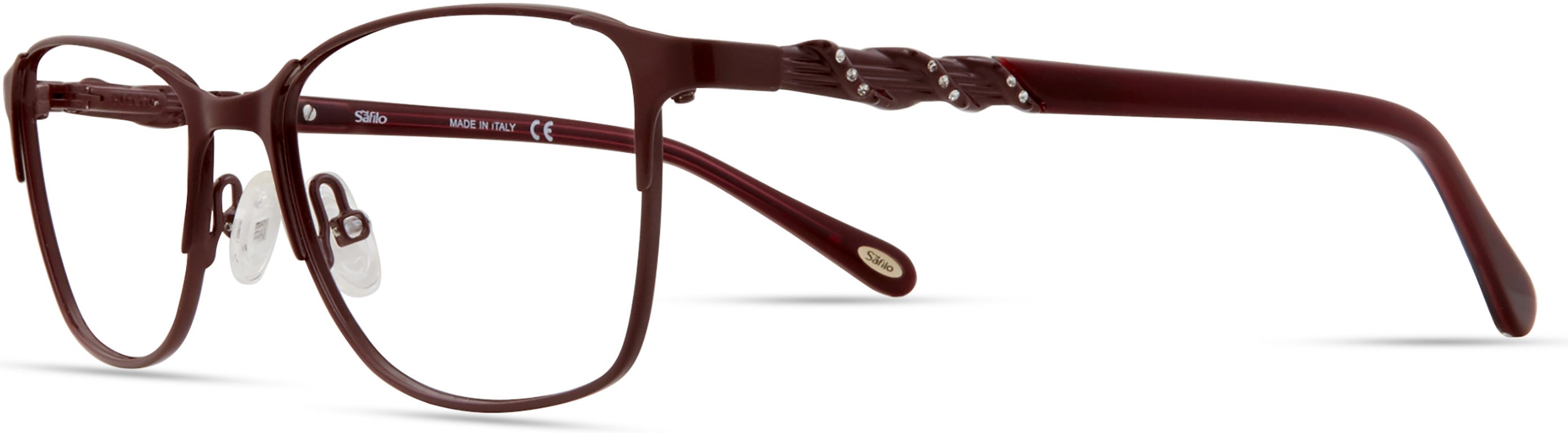  Emozioni 4390 Cat Eye/butterfly Eyeglasses 0LHF-0LHF  Opal Burgundy (00 Demo Lens)