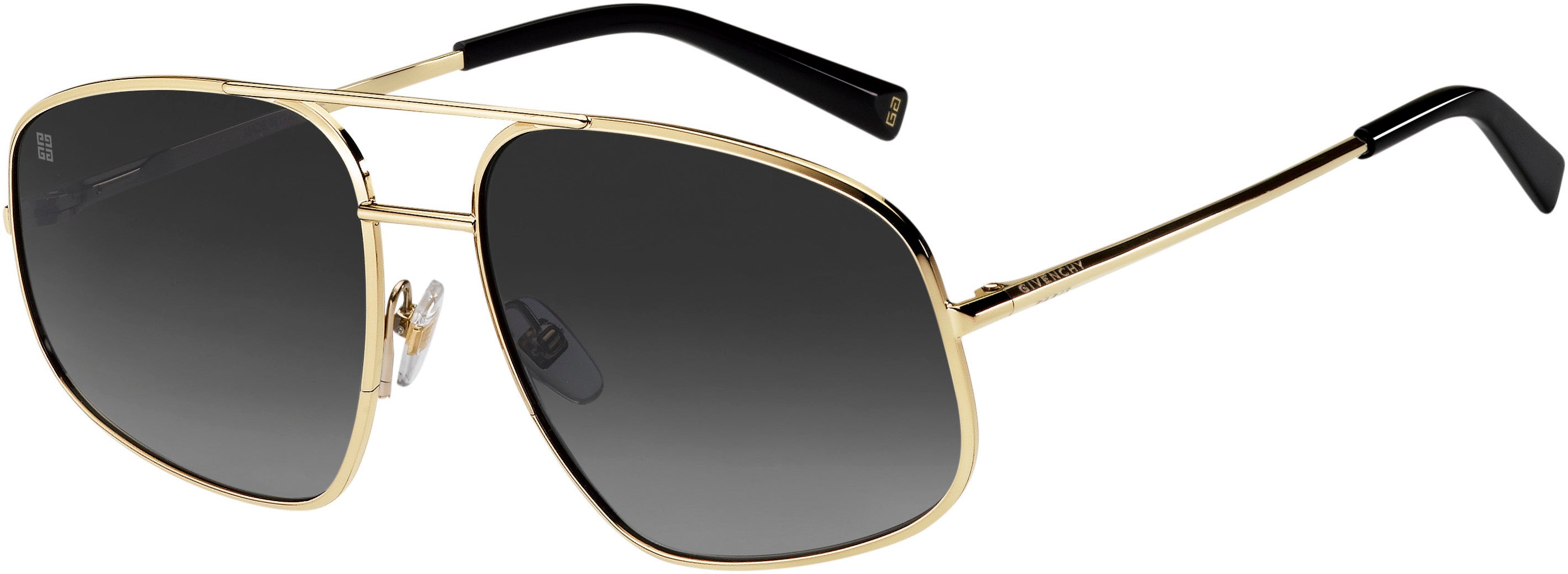  Givenchy 7193/S Aviator Sunglasses 0J5G-0J5G  Gold (9O Dark Gray Gradient)