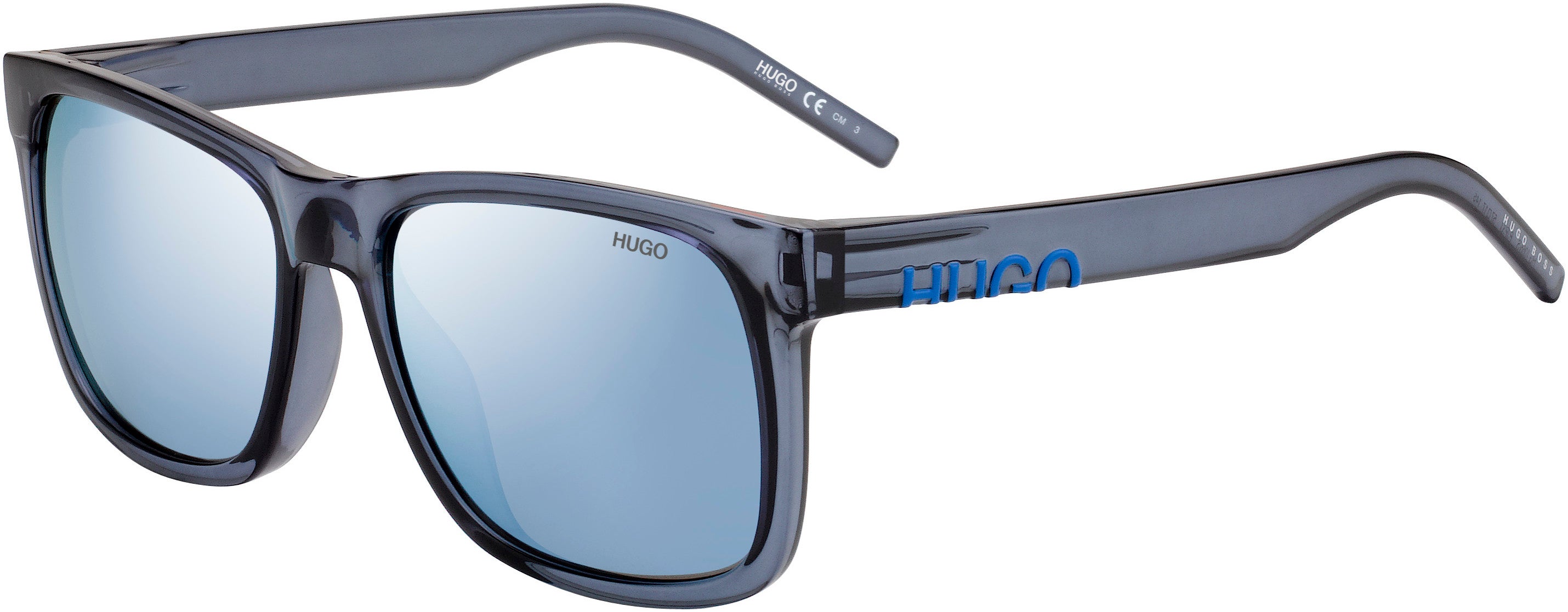 Hugo (hug) Hugo 1068/S Rectangular Sunglasses 0PJP-0PJP  Blue (3J Azure Multilaye)