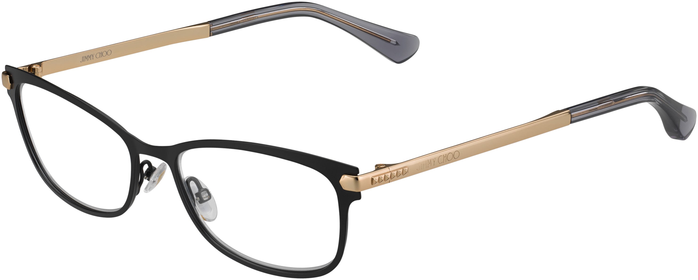  Jimmy Choo 175 Rectangular Eyeglasses 0OLZ-0OLZ  Matte Bkgdcpp (00 Demo Lens)