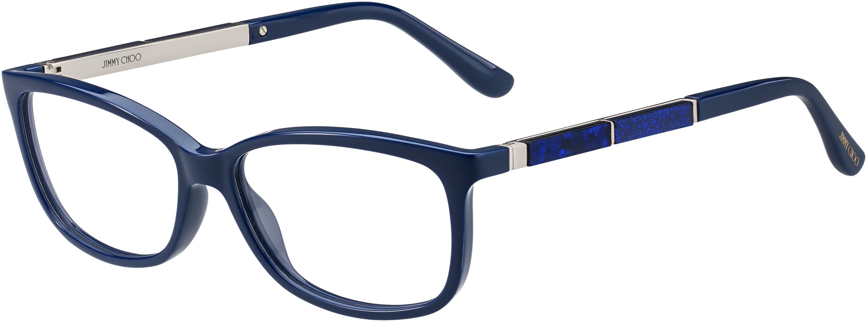  Jimmy Choo 190 Square Eyeglasses 0PJP-0PJP  Blue (00 Demo Lens)