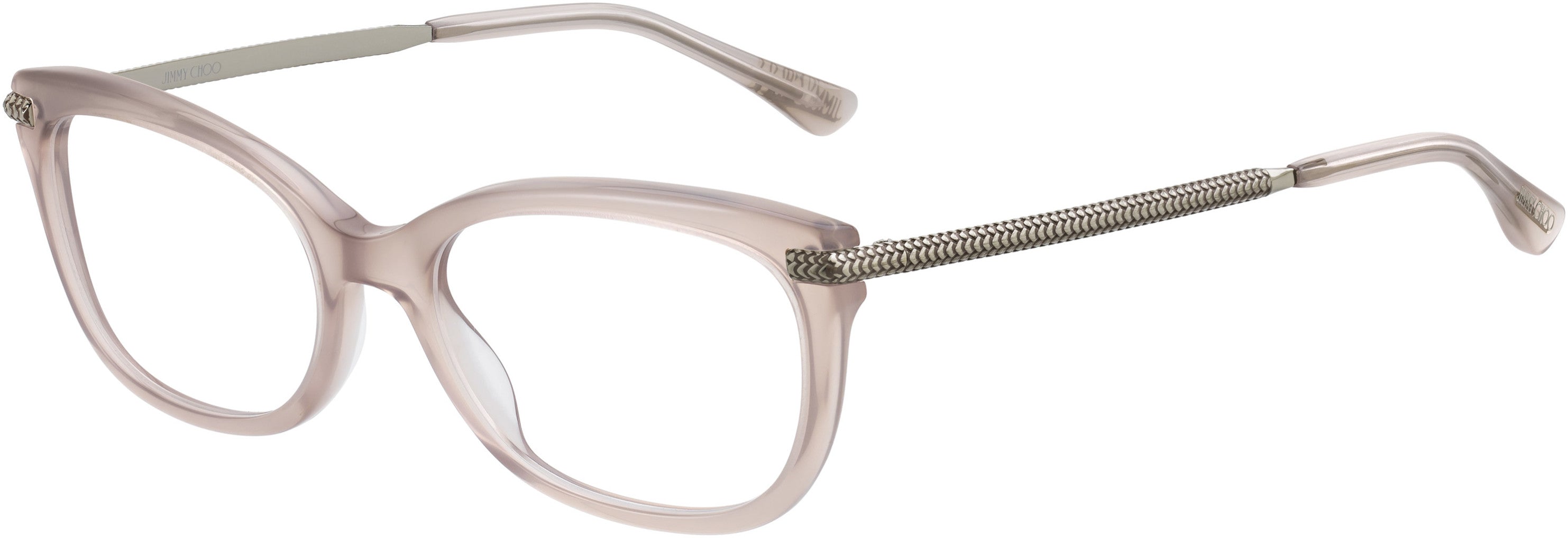  Jimmy Choo 217 Rectangular Eyeglasses 0FWM-0FWM  Nude (00 Demo Lens)