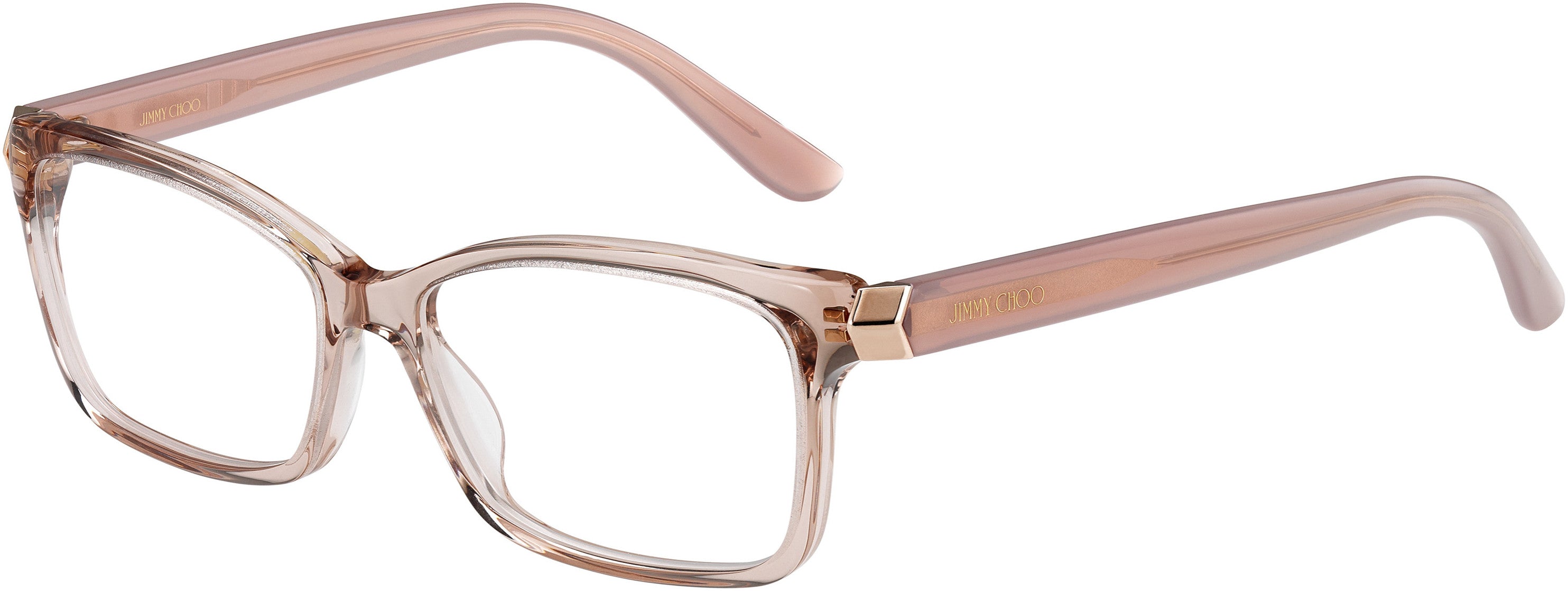  Jimmy Choo 225 Rectangular Eyeglasses 0FWM-0FWM  Nude (00 Demo Lens)