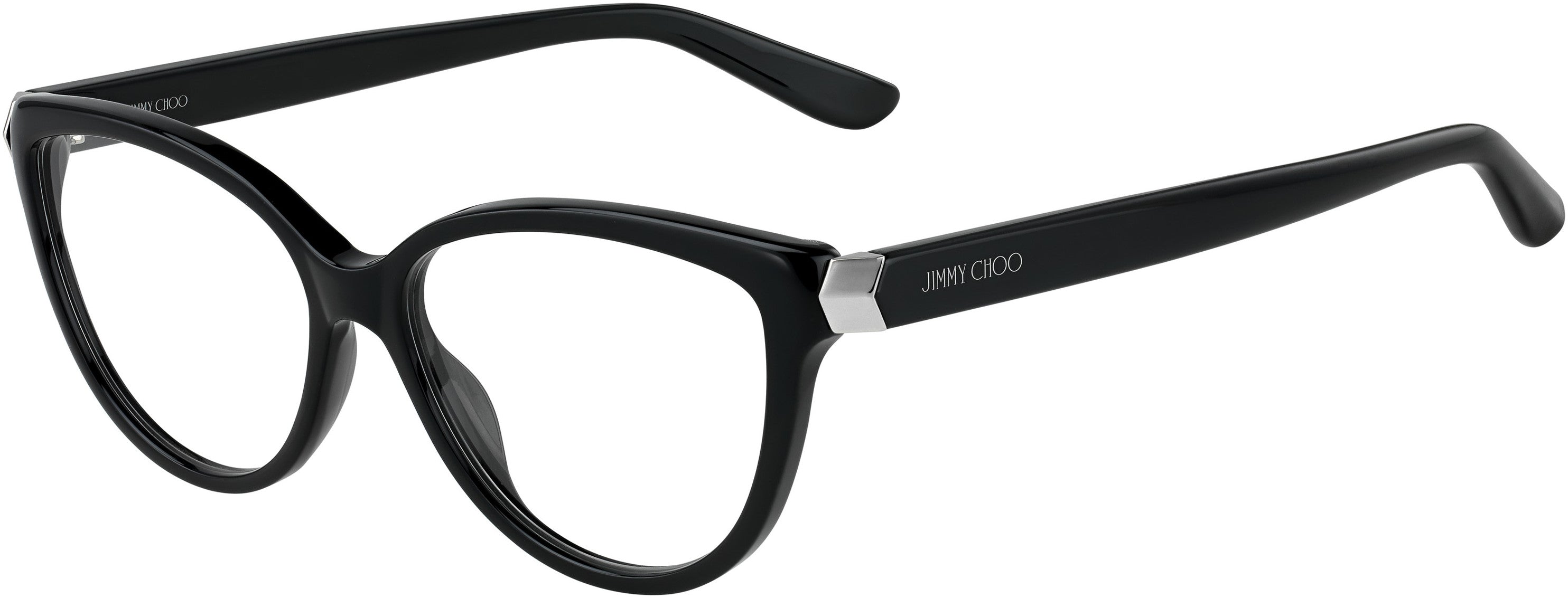  Jimmy Choo 226 Cat Eye/butterfly Eyeglasses 0807-0807  Black (00 Demo Lens)