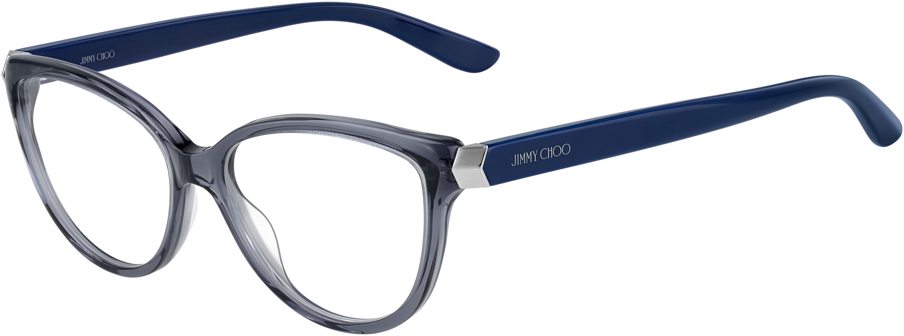  Jimmy Choo 226 Cat Eye/butterfly Eyeglasses 0PJP-0PJP  Blue (00 Demo Lens)