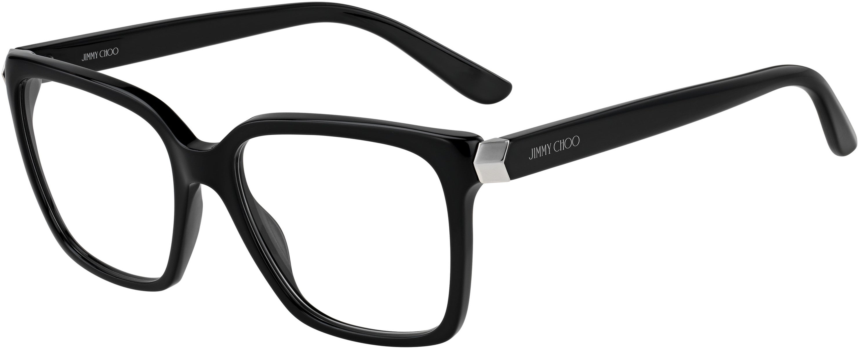  Jimmy Choo 227 Square Eyeglasses 0807-0807  Black (00 Demo Lens)