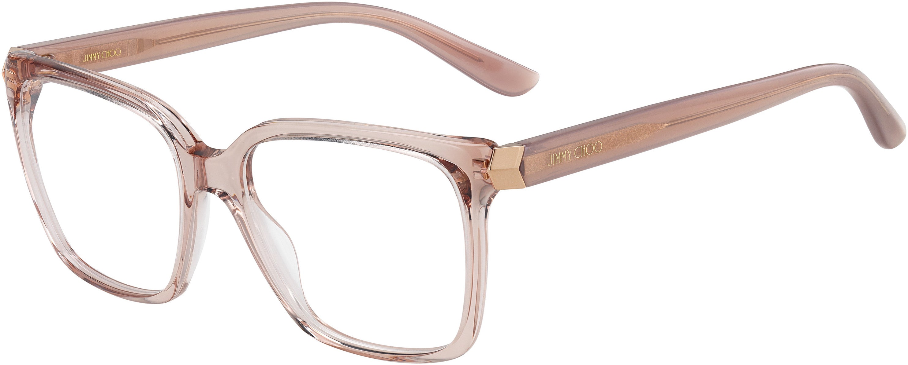  Jimmy Choo 227 Square Eyeglasses 0FWM-0FWM  Nude (00 Demo Lens)