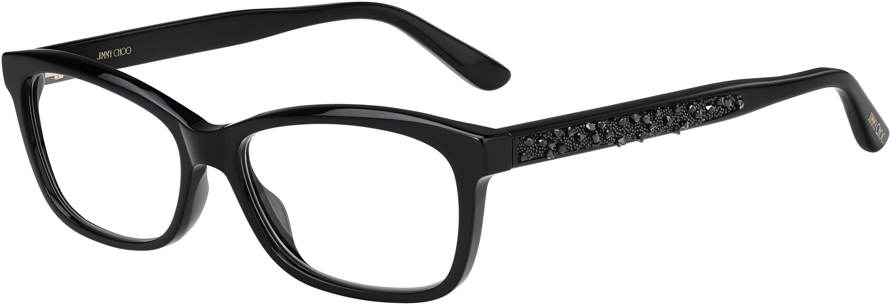  Jimmy Choo 239 Square Eyeglasses 0807-0807  Black (00 Demo Lens)