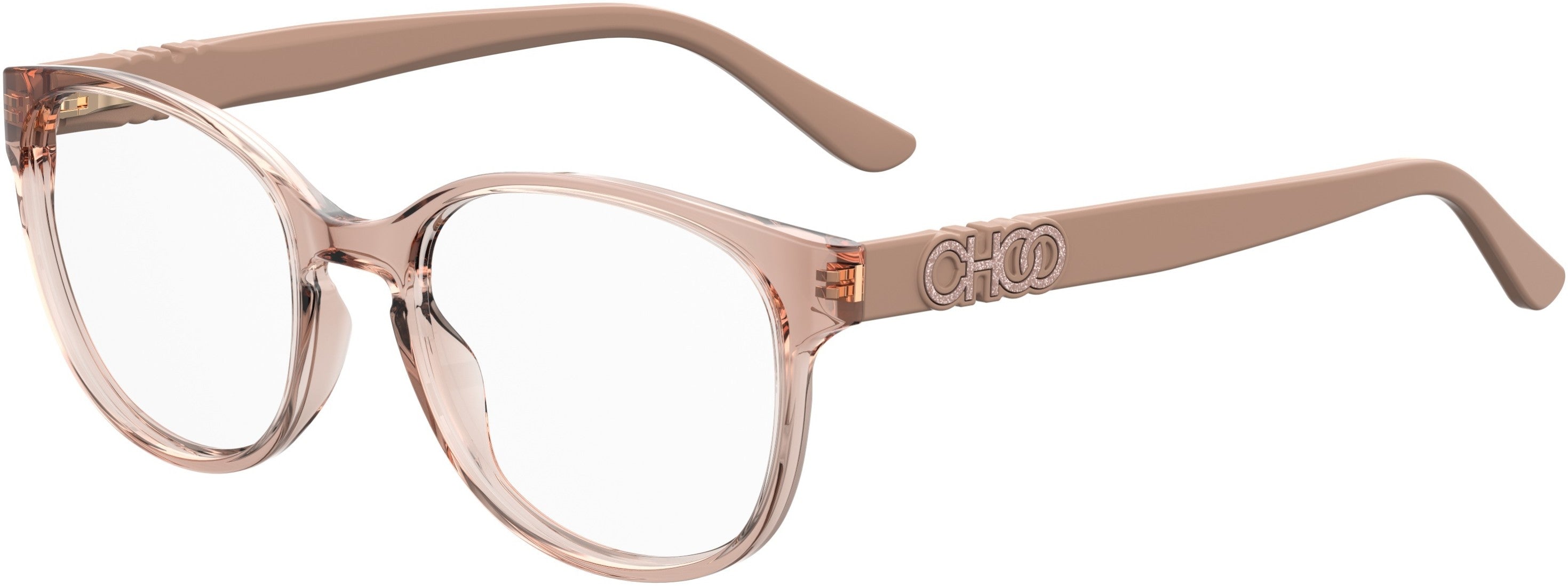  Jimmy Choo 240 Oval Modified Eyeglasses 0FWM-0FWM  Nude (00 Demo Lens)