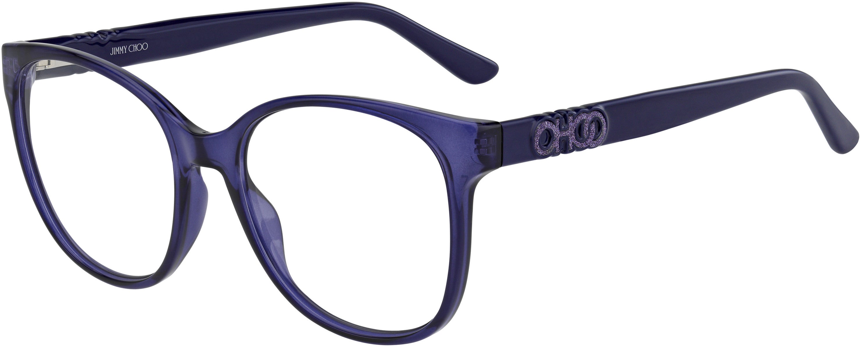  Jimmy Choo 242 Rectangular Eyeglasses 0B3V-0B3V  Violet (00 Demo Lens)