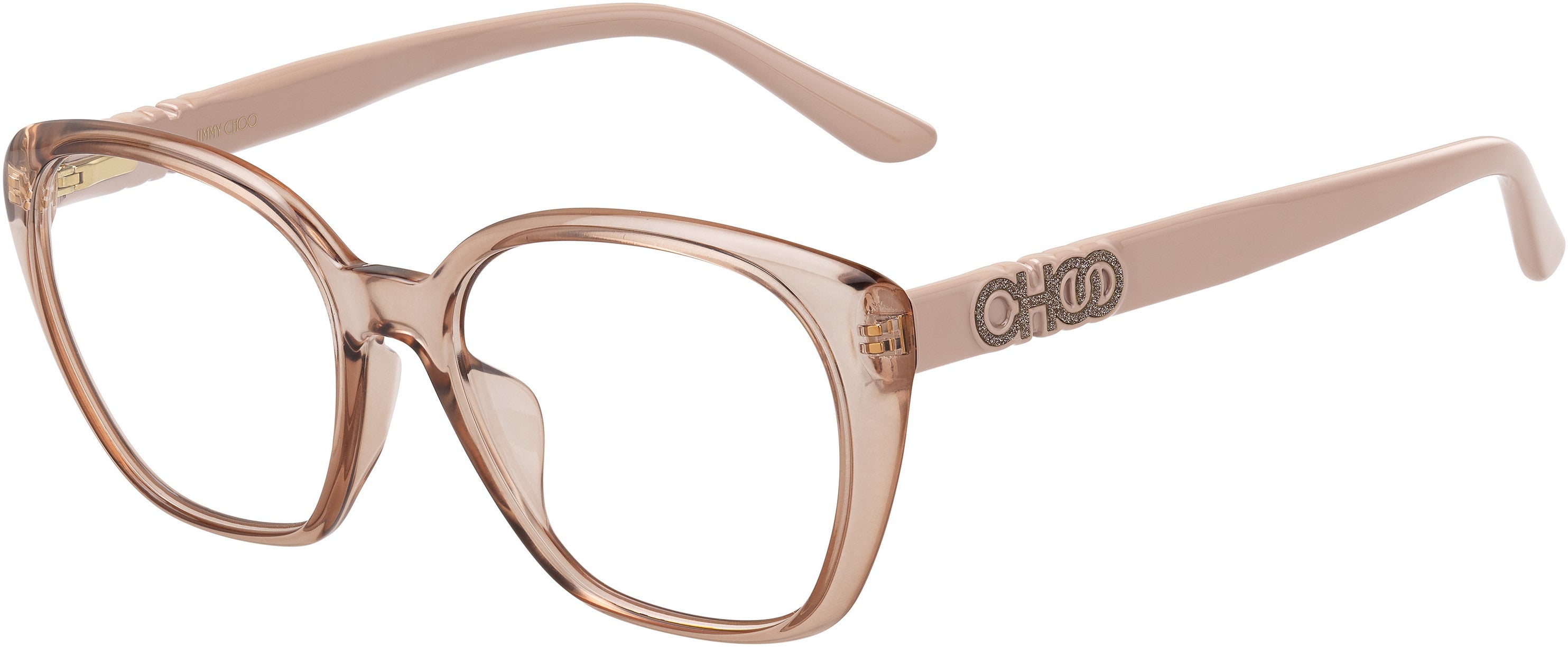  Jimmy Choo 252/F Square Eyeglasses 0FWM-0FWM  Nude (00 Demo Lens)