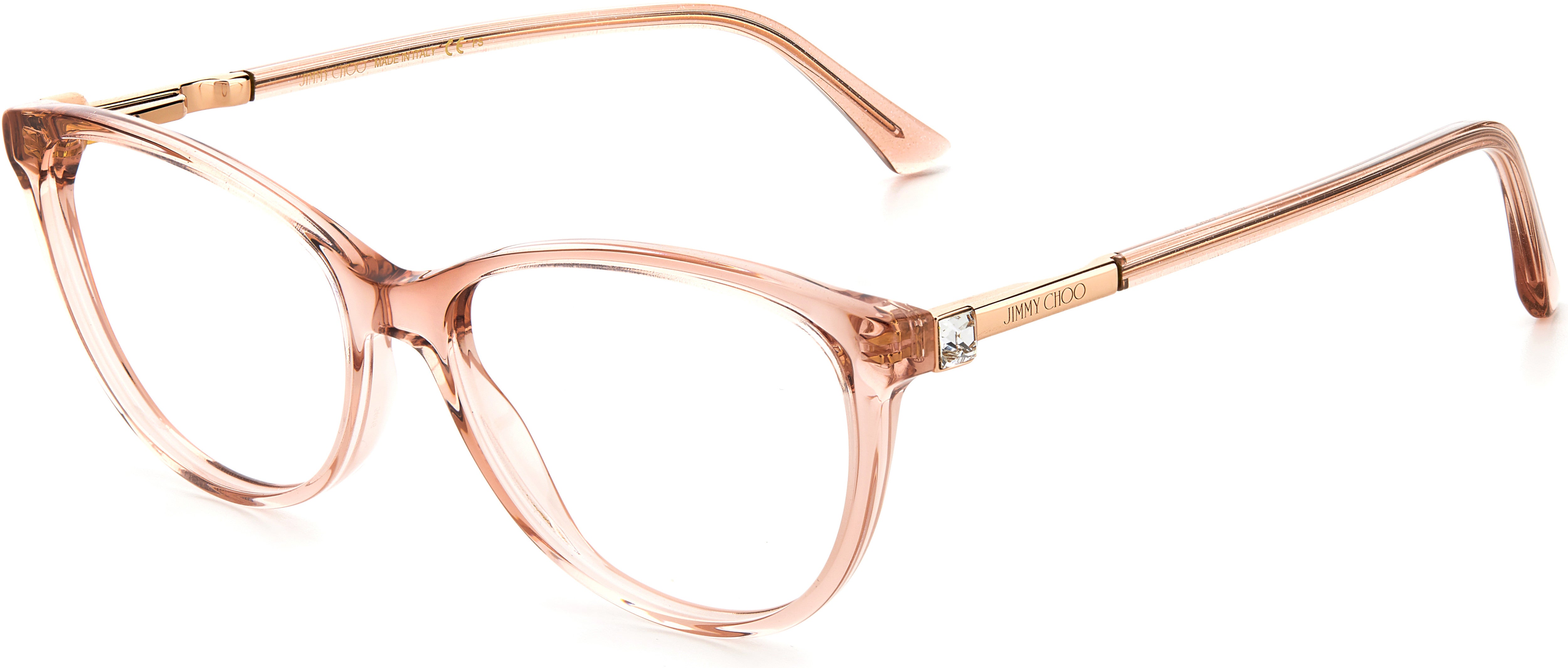  Jimmy Choo 287 Cat Eye/butterfly Eyeglasses 0FWM-0FWM  Nude (00 Demo Lens)