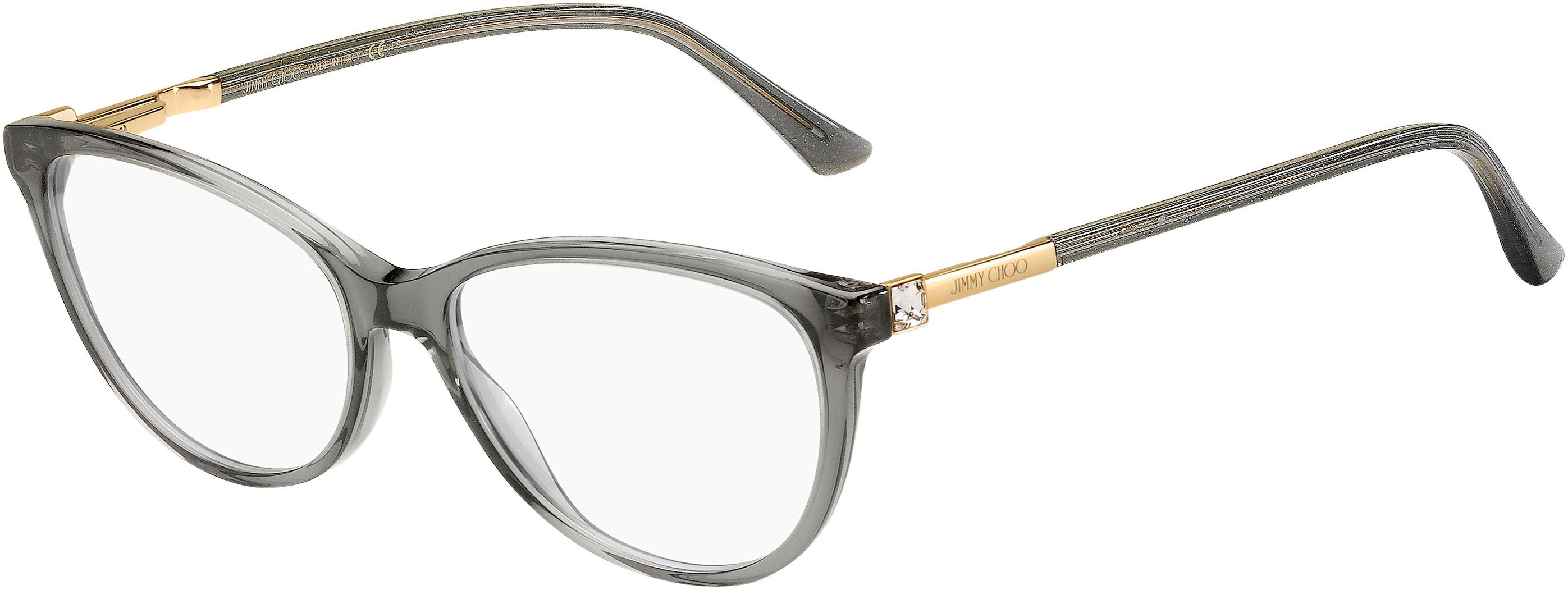  Jimmy Choo 287 Cat Eye/butterfly Eyeglasses 0KB7-0KB7  Gray (00 Demo Lens)