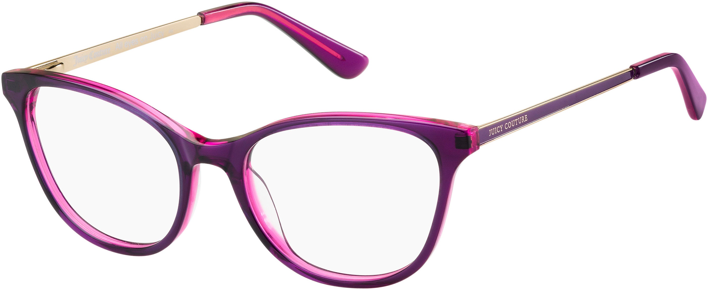 Juicy Couture Juicy 208 Cat Eye/butterfly Eyeglasses 0B3V-0B3V  Violet (00 Demo Lens)