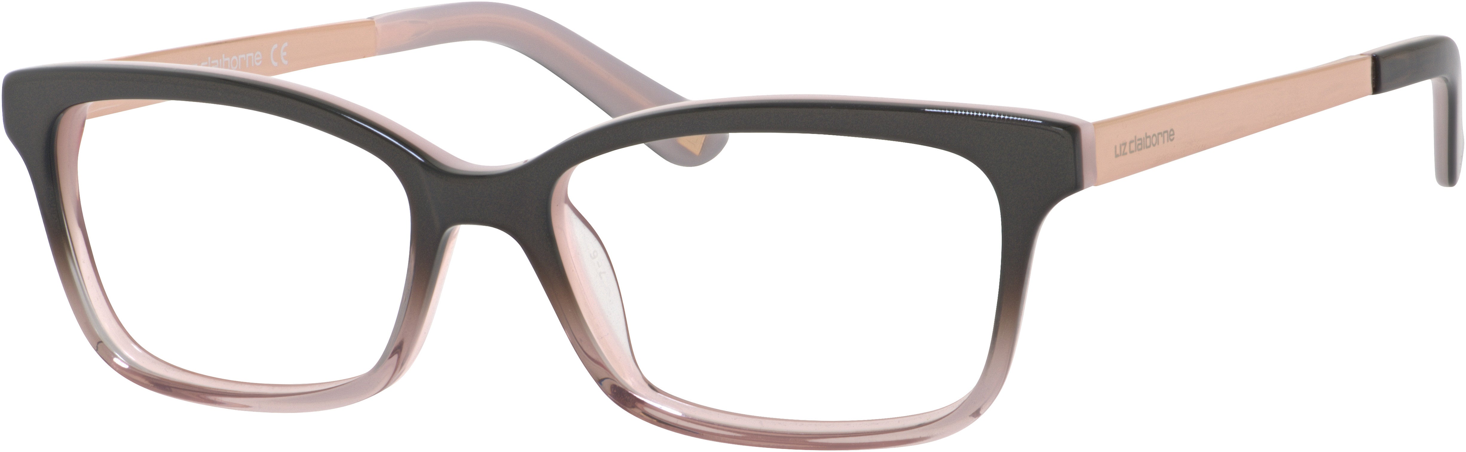  Liz Claiborne 441 Cat Eye/butterfly Eyeglasses 0HAQ-0HAQ  Gray Pink (00 Demo Lens)