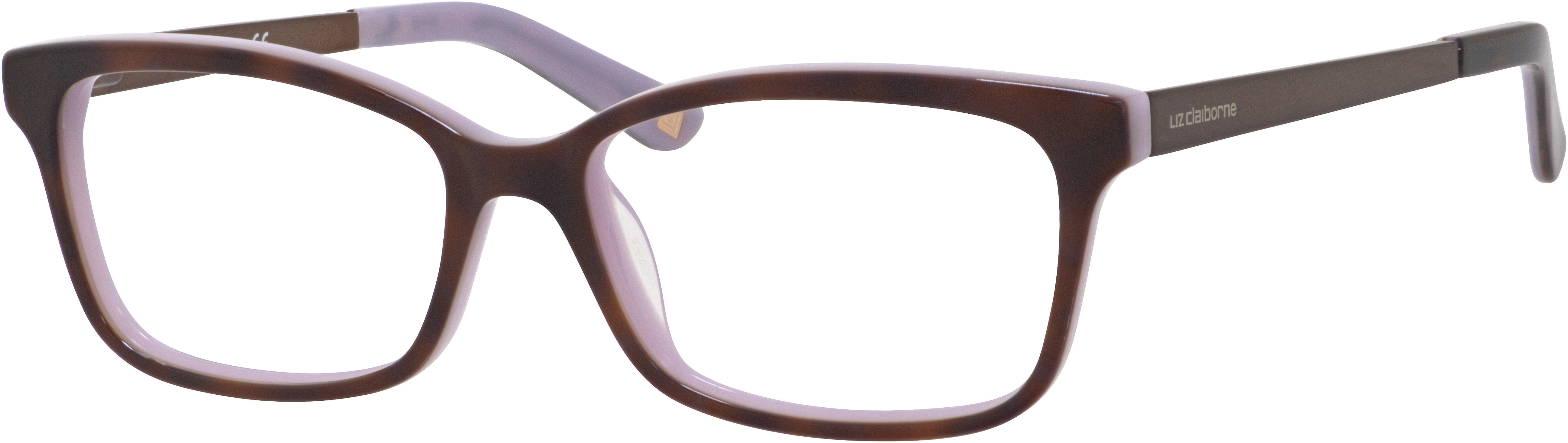  Liz Claiborne 441 Cat Eye/butterfly Eyeglasses 0MMH-0MMH  Havana Lilac (00 Demo Lens)