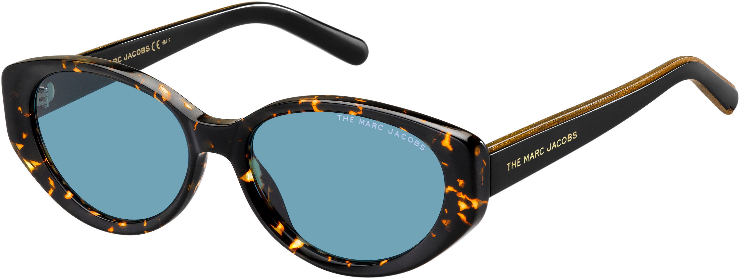 Marc jacobs best sale oval sunglasses