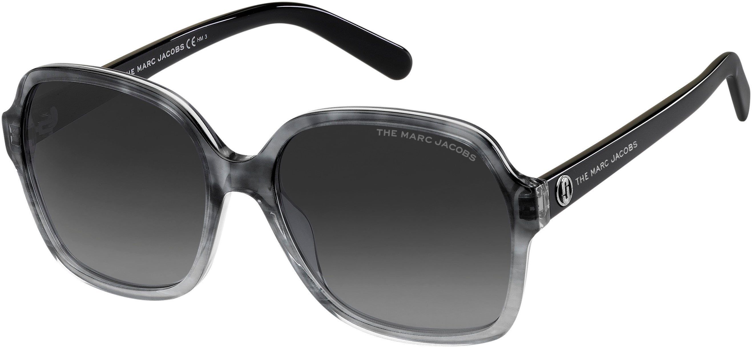 Marc Jacobs Marc 526/S Square Sunglasses 0AB8-0AB8  Havana Gray (9O Dark Gray Gradient)