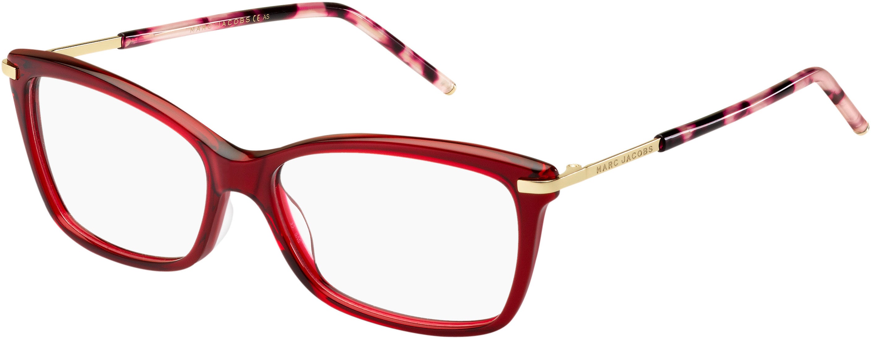 Marc Jacobs Marc 63 Rectangular Eyeglasses 0UAB-0UAB  Dark Burgundy (00 Demo Lens)