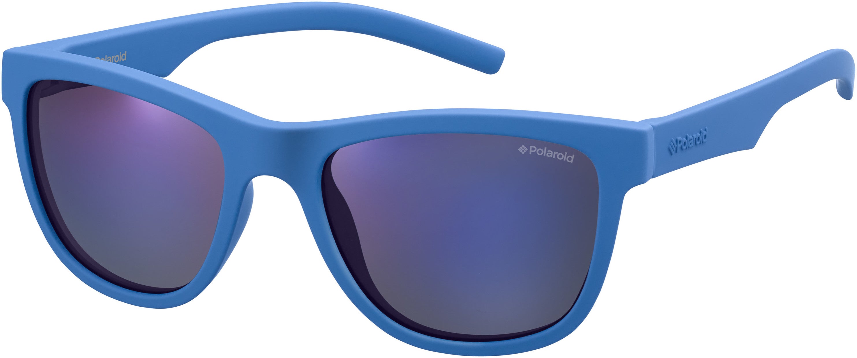 Polaroid Kids Polaroid 8018/S Rectangular Sunglasses 0ZDI-0ZDI  Blue (JY Blue Ml Pz)