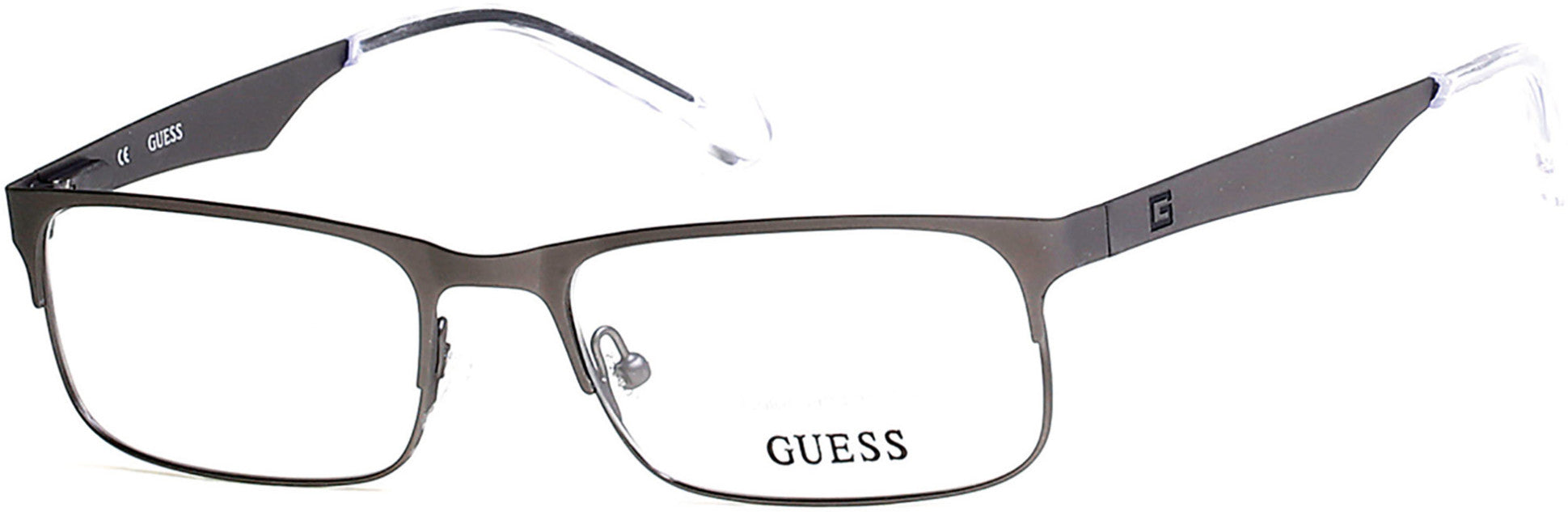 Guess GU1904 Rectangular Eyeglasses 009-009 - Matte Gunmetal