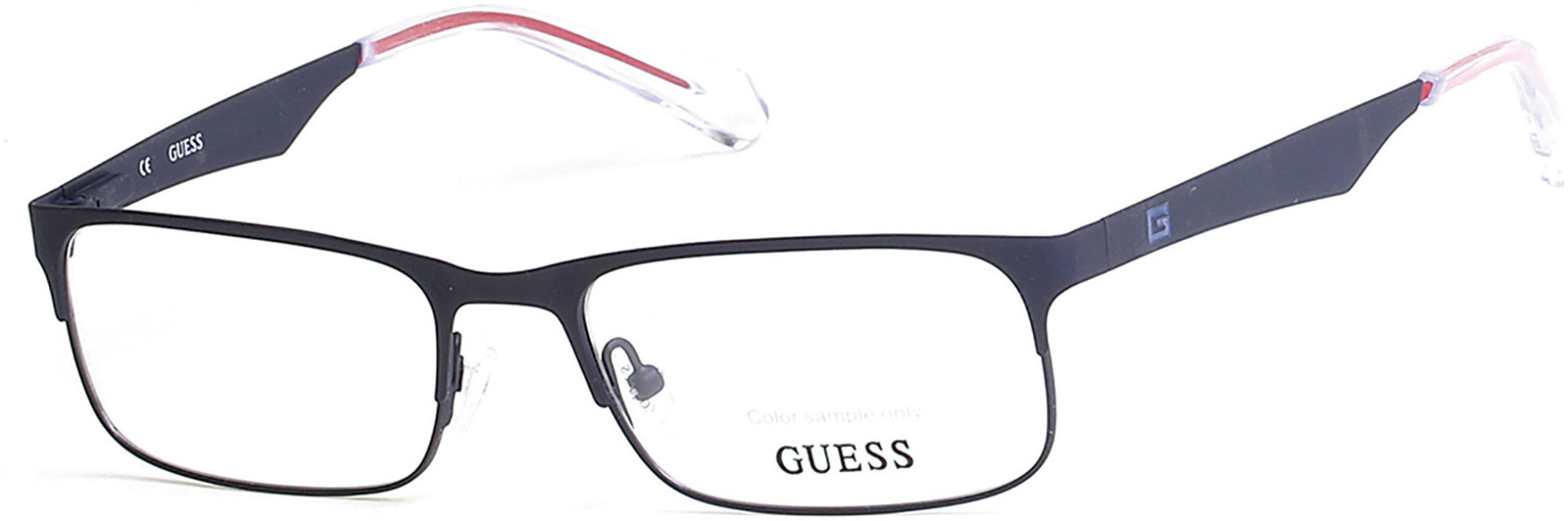 Guess GU1904 Rectangular Eyeglasses 091-091 - Matte Blue