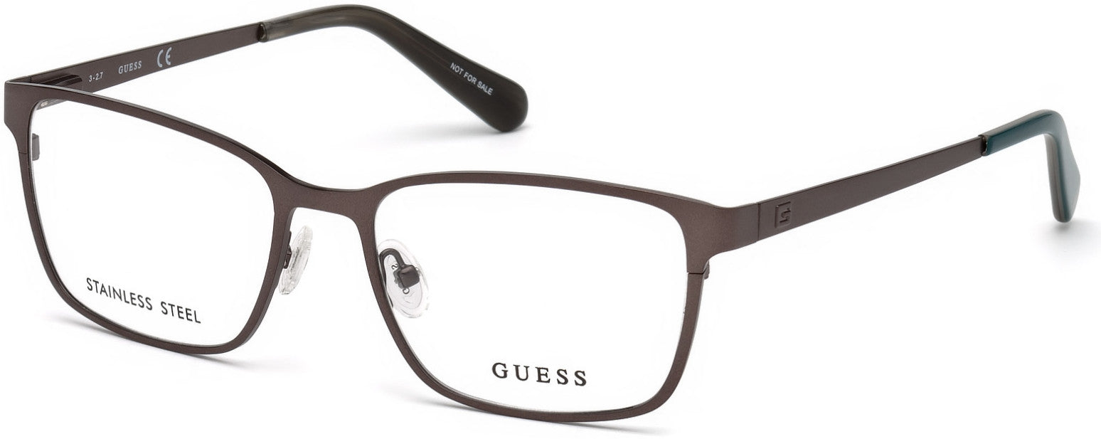 Guess GU1958 Geometric Eyeglasses 009-009 - Matte Gunmetal