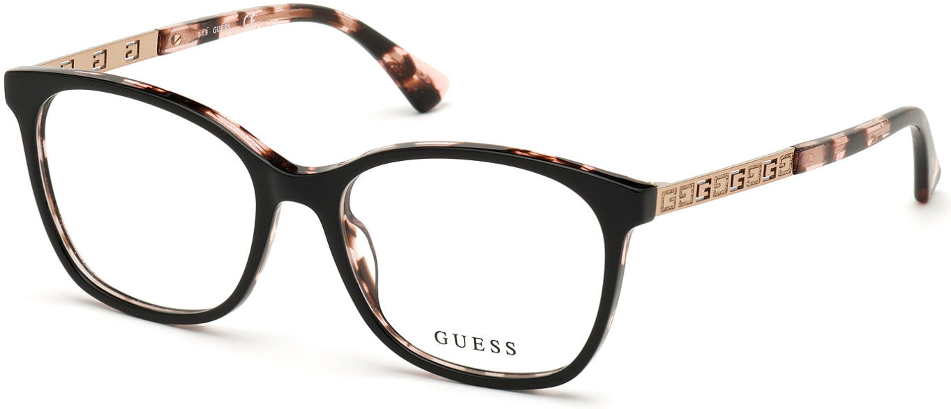 Guess GU2743 Square Eyeglasses 005-005 - Black