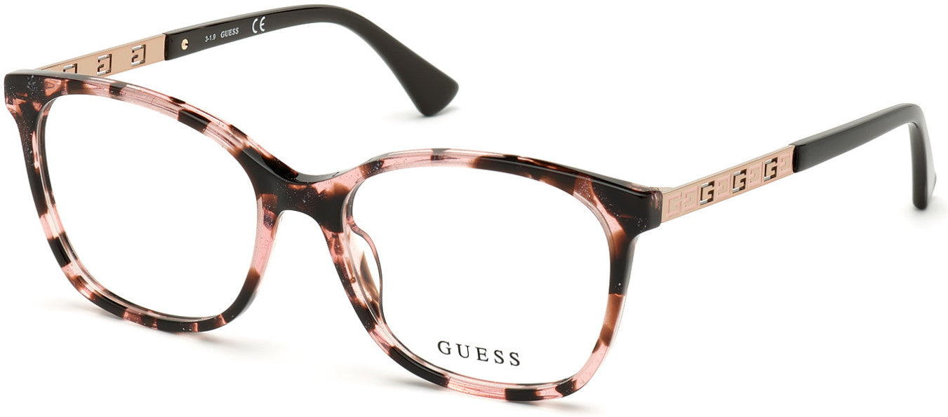 Guess GU2743 Square Eyeglasses 074-074 - Pink 