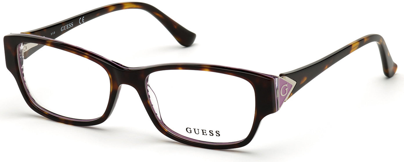 Guess GU2748 Rectangular Eyeglasses 056-056 - Havana