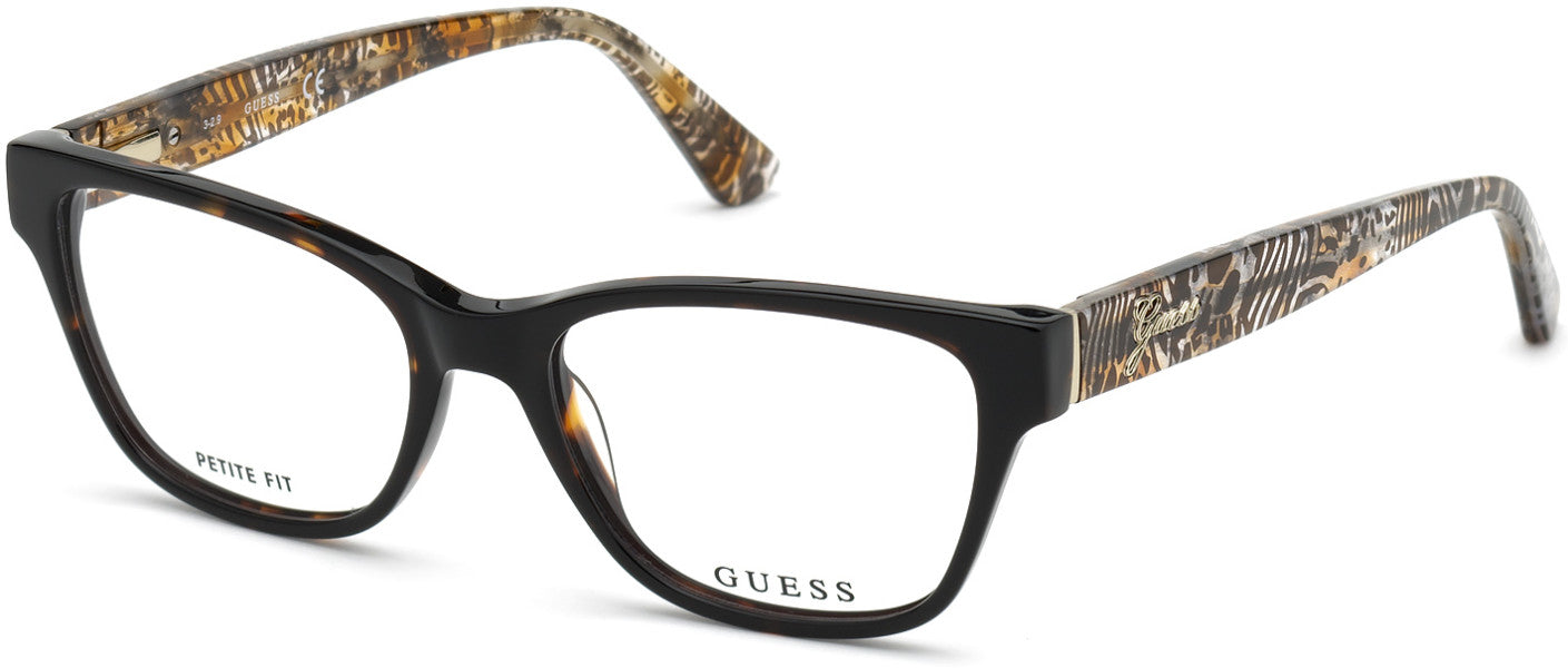 Guess GU2781-F Square Eyeglasses 052-052 - Dark Havana