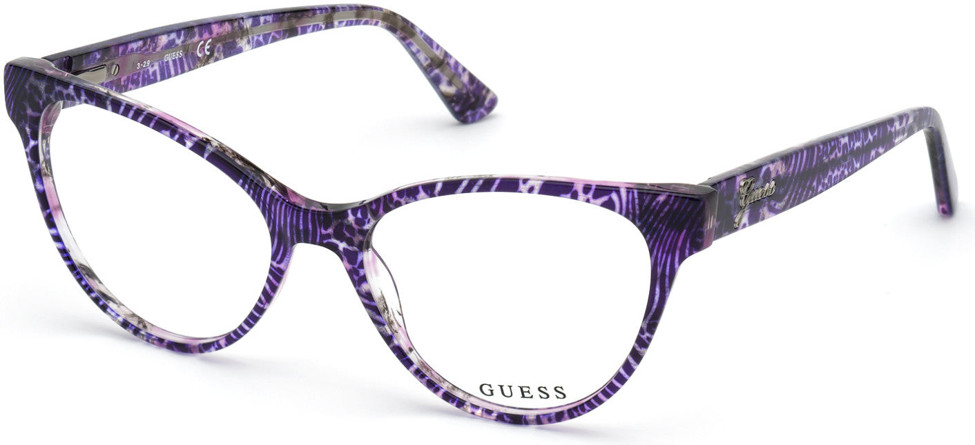 Guess GU2782 Cat Eyeglasses 099-099 - Animal