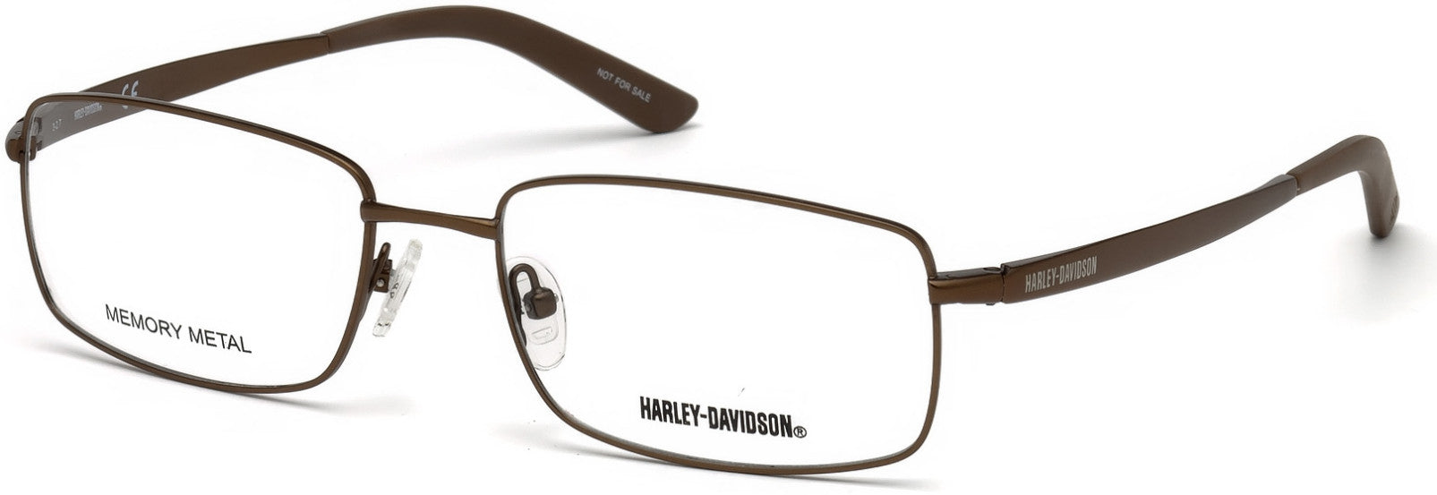 Harley-Davidson HD0769 Geometric Eyeglasses 049-049 - Matte Dark Brown