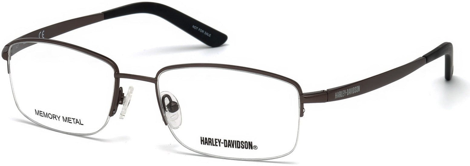 Harley-Davidson HD0771 Geometric Eyeglasses 009-009 - Matte Gunmetal