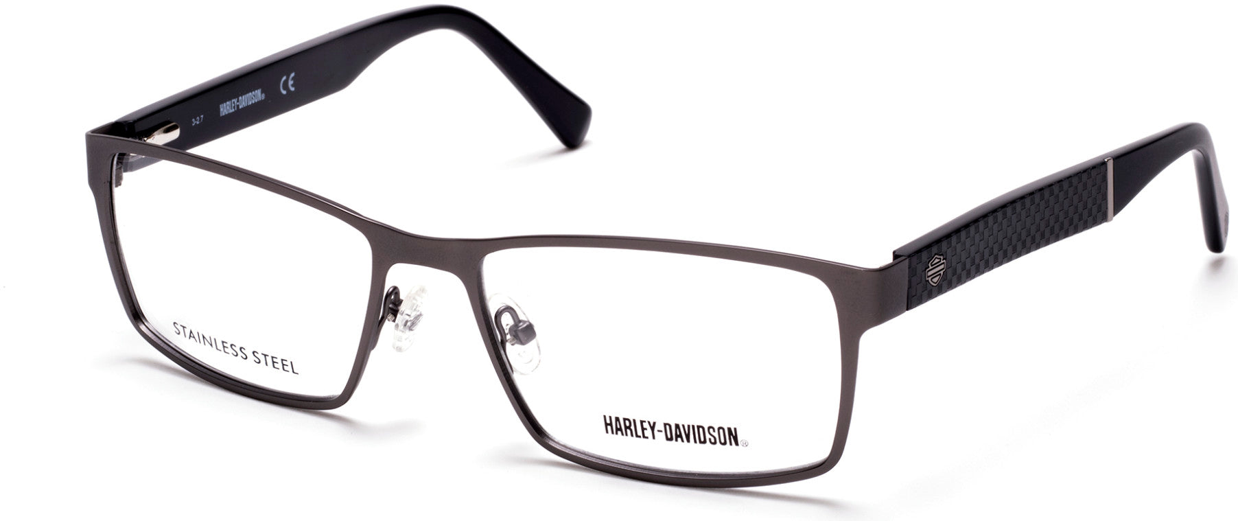 Harley-Davidson HD0775 Geometric Eyeglasses 009-009 - Matte Gunmetal