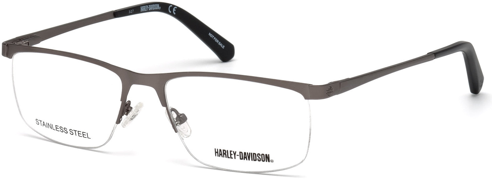 Harley-Davidson HD0778 Geometric Eyeglasses 009-009 - Matte Gunmetal